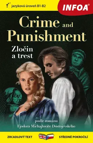 Zjednodušené čítanie Zrcadlová četba - Crime and Punishment (B1-B2) - Fjodor Michajlovič Dostojevskij