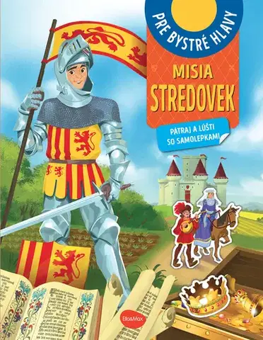 Pre deti a mládež - ostatné Misia Stredovek - Pátraj a lúšti so samolepkami - neuvedený,El Gunto
