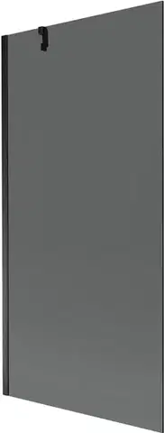 Sprchové dvere MEXEN/S - Next vaňová zástena FIX 90 x 150, grafit, čierna 895-090-000-00-40-70