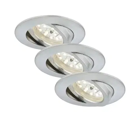 Svietidlá Briloner 7209-039 - SADA 3x LED Kúpeľňové podhľadové svietidlo ATTACH LED/5W/230V IP23 7209-039