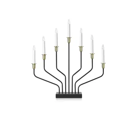 Svietidlá Markslöjd 705758 - Vianočný svietnik BROSA XL 7xE10/3W/230V 705758
