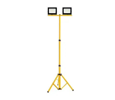 Svietidlá  B.V.  - LED reflektor so stojanom 2xLED/30W/230V 6500K IP65 oranžová/čierna B10203R35