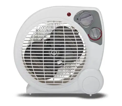 Ventilátory  látor s vykurovacím telesom ZEFIR 1000/2000W/230V biela KGZR