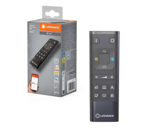 Predlžovacie káble Ledvance - Diaľkové ovládanie SMART+ Wi-Fi 6600 mAh čierna 4099854294280
