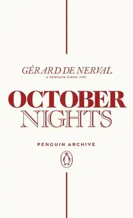Svetová beletria October Nights - Gérard De Nerval