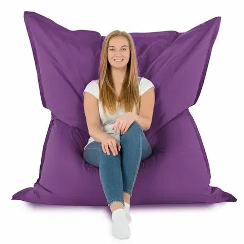 Sedacie vaky a kocky Sedací vak outdoor XXL TiaHome - fialová