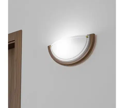 Svietidlá BRILAGI - Nástenné svietidlo ORBIS 1xE27/60W/230V 30 cm borovica 63048