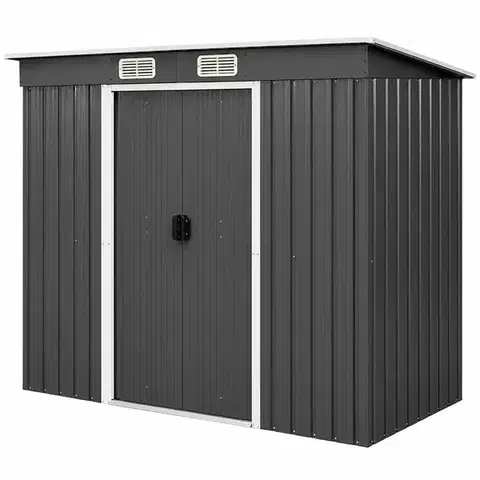 Úložné boxy Avenberg Záhradný domček na náradie 2,4 × 1,3 mSD-F1-0408, antracit