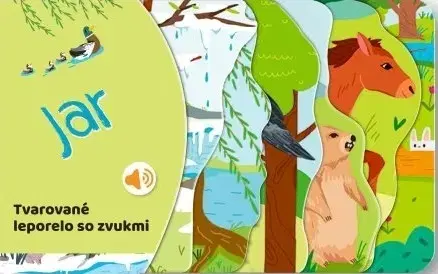 Leporelá, krabičky, puzzle knihy Tvarované leporelo so zvukmi - Jar