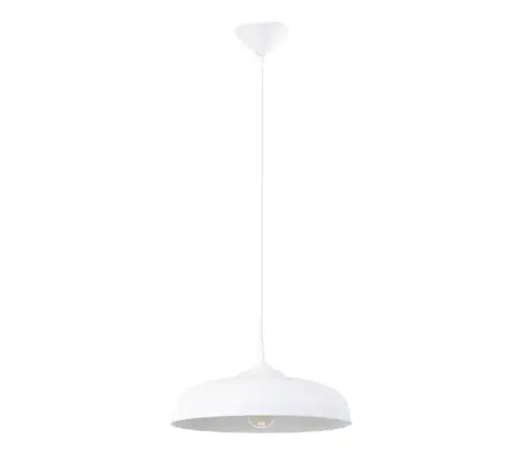 Svietidlá  SL.1329 - Luster na lanku GINA 1xE27/15W/230V pr. 38 cm biela SL.1329