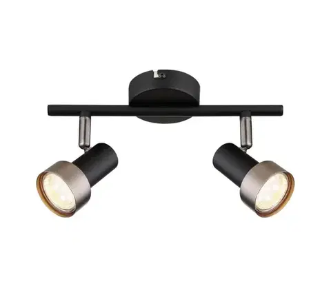 Svietidlá Rabalux 73012 - Stropné bodové svietidlo KONRAD 2xGU10/50W/230V 73012