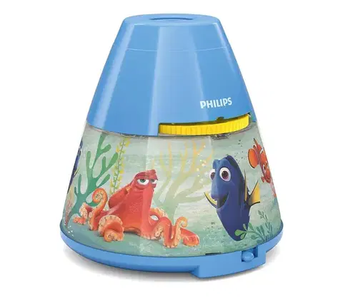 Lampy Philips 71769/90/16 - Detský projektor DISNEY FINDING DORY LED/0,1W/3xAAA