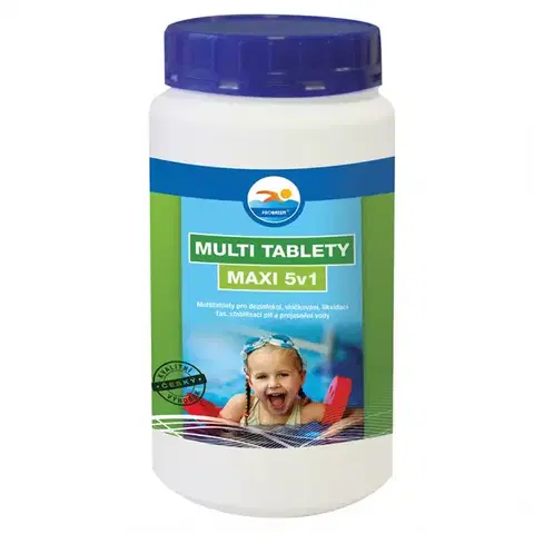 Chlór do bazénov Tablety multi maxi 5v1 1kg