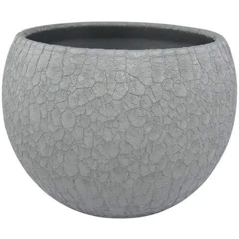 Záhrada Obal guľa Lizard 17 cm grafit