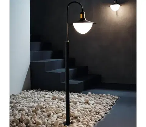 Záhradné lampy Eglo 97287 - Vonkajšia lampa SIRMIONE 1xE27/60W/230V 97287