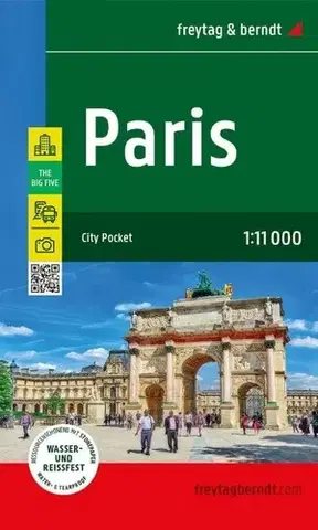 Európa Paríž 1:11 000 City Pocket FB, PL69CP