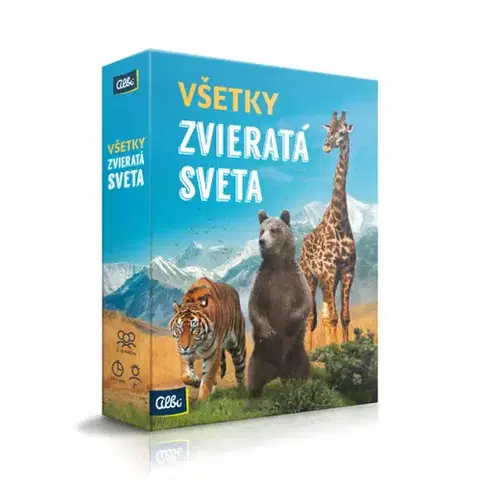 Vedomostné a edukatívne hry Albi Albi hra Všetky zvieratá sveta