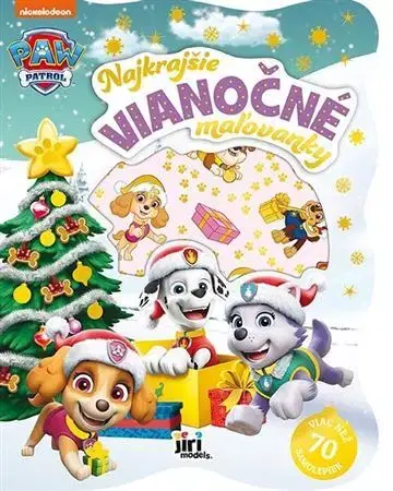 Nalepovačky, vystrihovačky, skladačky Samolepková knižka Vianoce s Labkovou patrolou