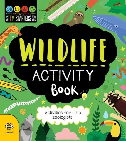 Nalepovačky, vystrihovačky, skladačky Wildlife Activity Book - Sam Hutchinson