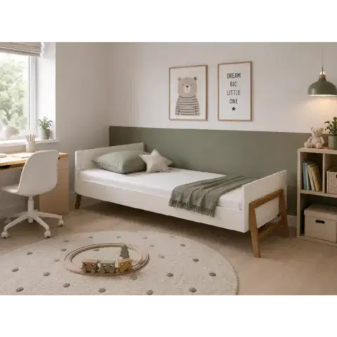 Postele ArtBel Detská posteľ LOTTA | biela 90 x 200 cm