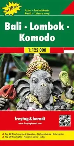 Ázia Bali - Lombok - Komodo - 1: 125 000