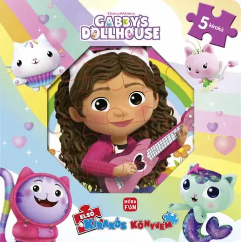 Leporelá, krabičky, puzzle knihy Első kirakós könyvem - Gabi babaháza - Eszter Bolla