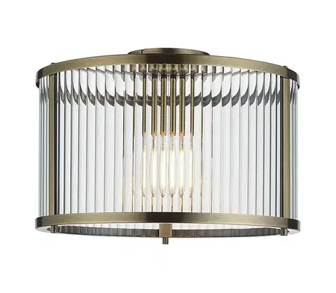 Svietidlá Endon 106265 - Stropné svietidlo RIDGETON 1xE27/10W/230V mosadzné 106265