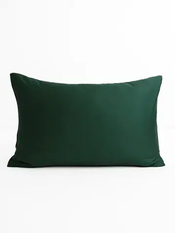 Dekoračné obliečky MKLozkoviny.sk Saténová obliečka na vankúš 40 x 60 cm - Diana tmavo zelená-  -