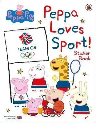 Nalepovačky, vystrihovačky, skladačky Peppa Pig: Peppa Loves Sport! Sticker Book