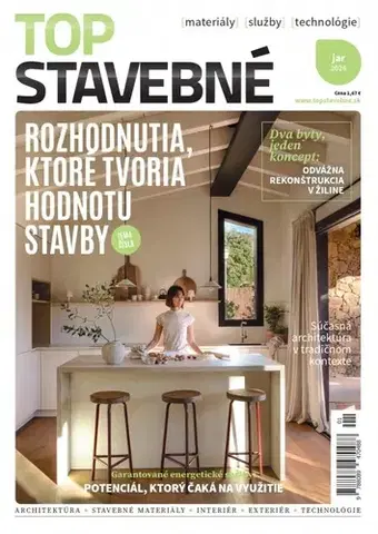 Dom, byt, stavba -ostatné Top stavebné materiály, služby, technológie jar 2026 - Kolektív autorov