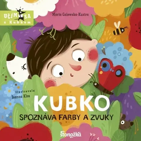 Leporelá, krabičky, puzzle knihy Kubko spoznáva farby a zvuky - Marta Galewska-Kustra,Joanna Klos,Ladislav Holiš