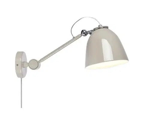 Svietidlá Markslöjd 108964 - Nástenné svietidlo TILT 1xE27/60W/230V sivé 108964