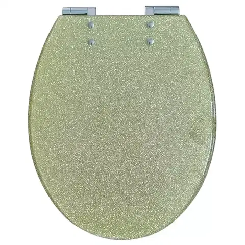 WC dosky WC doska Gold Glitter