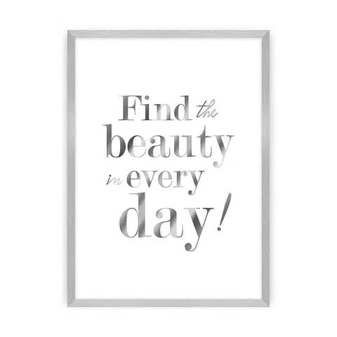 Obrazy Obraz Beauty Silver