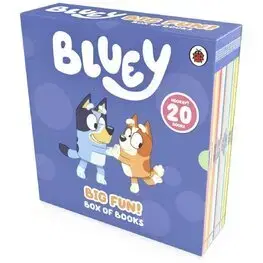 Dobrodružstvo, napätie, western Bluey Big Fun box of Books Collection - Bluey