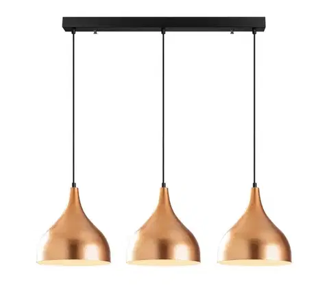Svietidlá  Luster na lanku SAGLAM 3xE27/40W/230V 892OPV1592