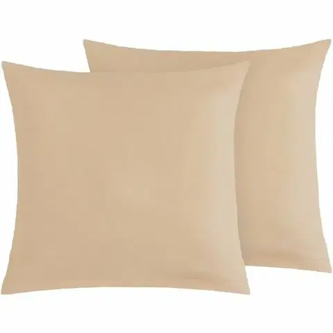 Obliečky Bellatex Bavlnené obliečky na vankúš, hnedé, 40 ×40 cm, 2 ks, 40 x 40 cm