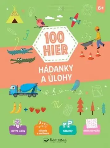 Príprava do školy, pracovné zošity 100 hier, Hádanky a úlohy 6+