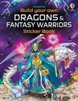 Nalepovačky, vystrihovačky, skladačky Build Your Own Dragons and Fantasy Warriors Sticker Book - Simon Tudhope