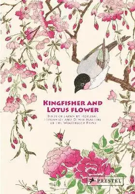 Maliarstvo, grafika Kingfisher with Lotus Flower - Anne Sefrioui