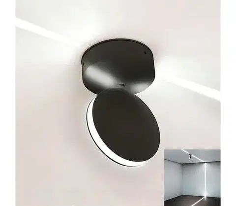 Svietidlá  LED Vonkajšie nástenné svietidlo LED/7W/230V 4000K IP65 čierna 8220