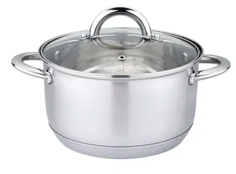Hrnce MAKRO - Hrniec nerezový 20cm s pokrievkou