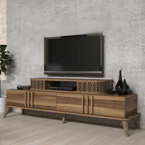 TV stolíky TV stolík Eylul - Walnut