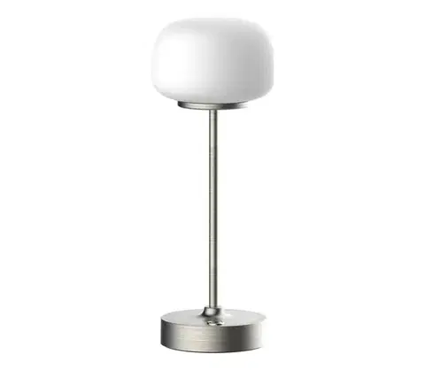 Lampy  LED Stmievateľná dotyková stolná lampa RIMINI LED/2W/5V USB 2000 mAh chróm/biela 329868