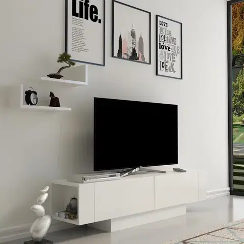 Obývacie steny NOCK obývacia zostava, biela