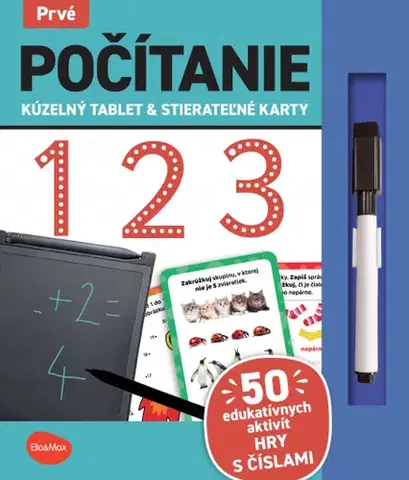 Pre deti a mládež - ostatné Kúzelný tablet & stierateľné karty – Prvé POČÍTANIE - North Parade Publishing