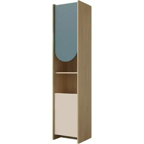Regály Regál Lexi 5l Cremona/Macadamia/Morská