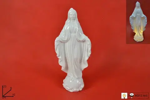 Sošky, figurky - svätý MAKRO - Madonna LED