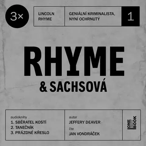 Detektívky, trilery, horory OneHotBook 3x Rhyme & Sachsová #1