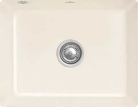 Kuchynské drezy VILLEROY & BOCH VILLEROY & BOCH - Keramický drez Villeroy &amp; Boch podstavný Subway 60 SU, 331001FU, Ivory 331001FU